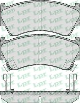 05P617 LPR Тормозные колодки