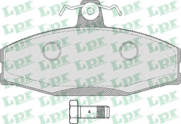 05P651 LPR Тормозные колодки