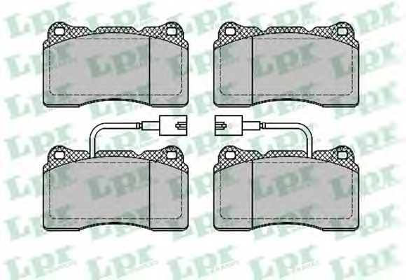 05P674 LPR Тормозные колодки