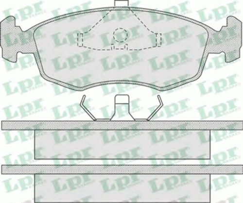 05P678 LPR Тормозные колодки