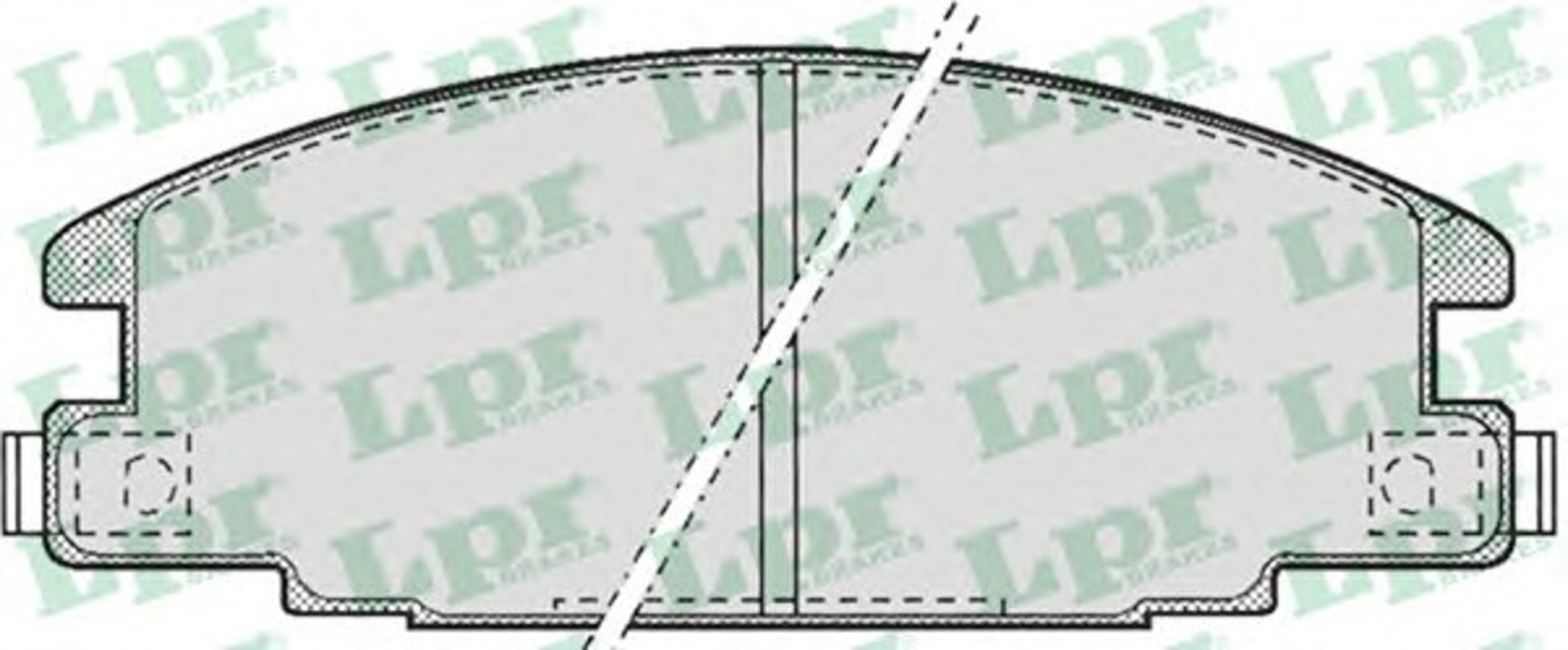 Колодки тормозные дисковые LPR 05P685