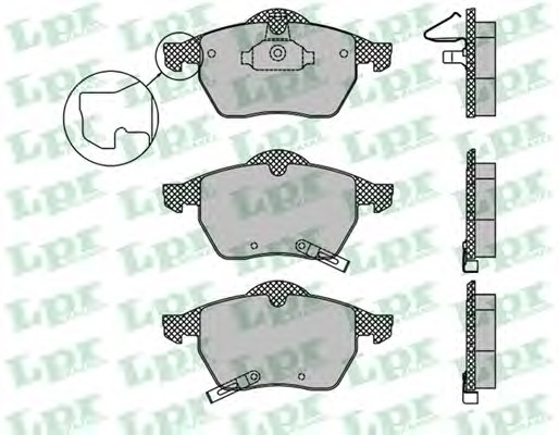 05P689 LPR Тормозные колодки