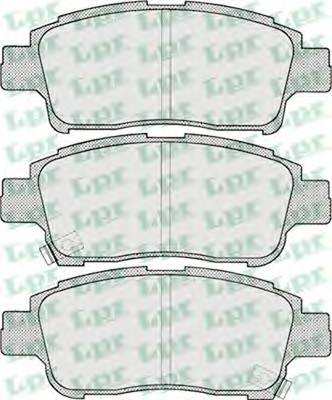 05P700 LPR Тормозные колодки