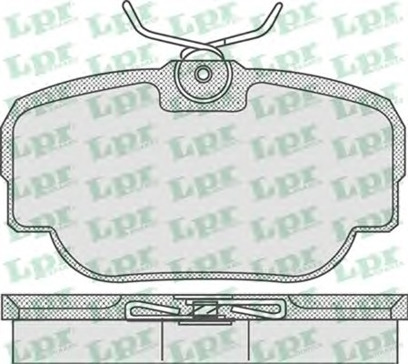 Тормозные колодки LPR 05P739