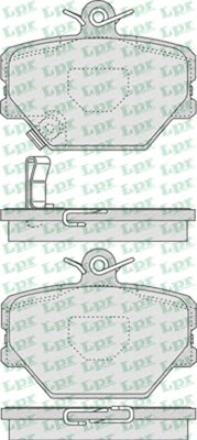 Тормозные колодки LPR 05P761