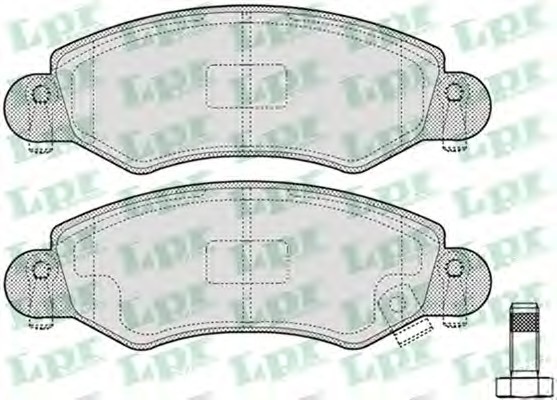 Тормозные колодки LPR 05P777