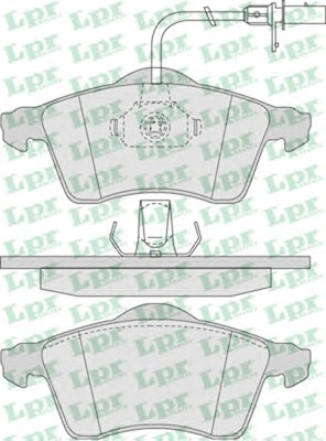 05P787 LPR Тормозные колодки