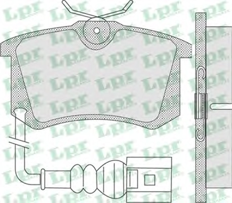 05P853 LPR Тормозные колодки