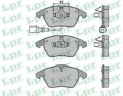 05P866 LPR Тормозные колодки
