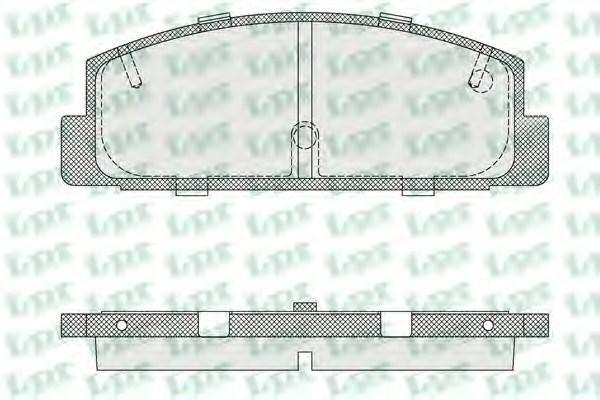 05P876 LPR Тормозные колодки