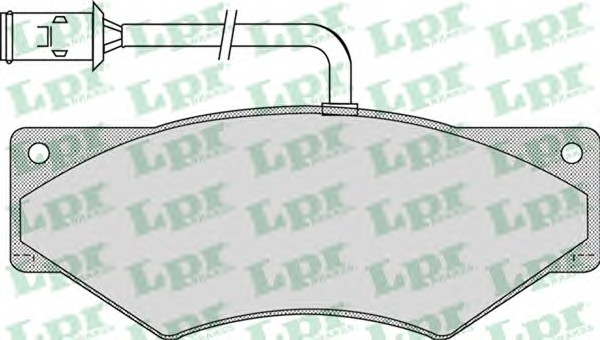 Колодки тормозные дисковые LPR 05P879