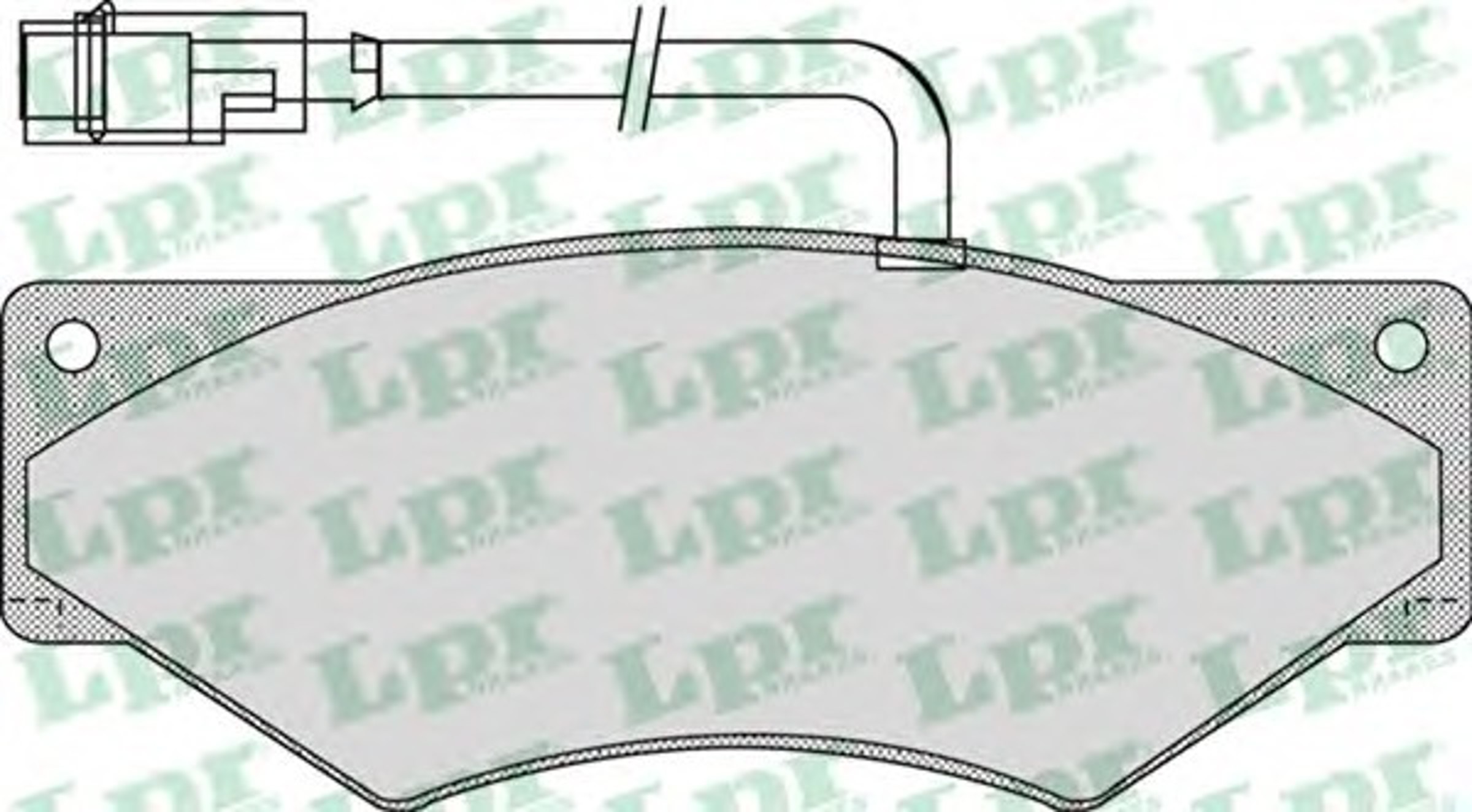 Колодки тормозные дисковые LPR 05P880