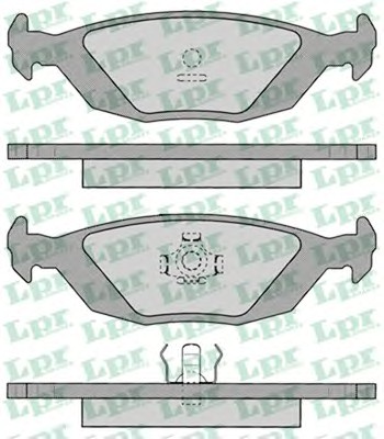 Тормозные колодки LPR 05P887