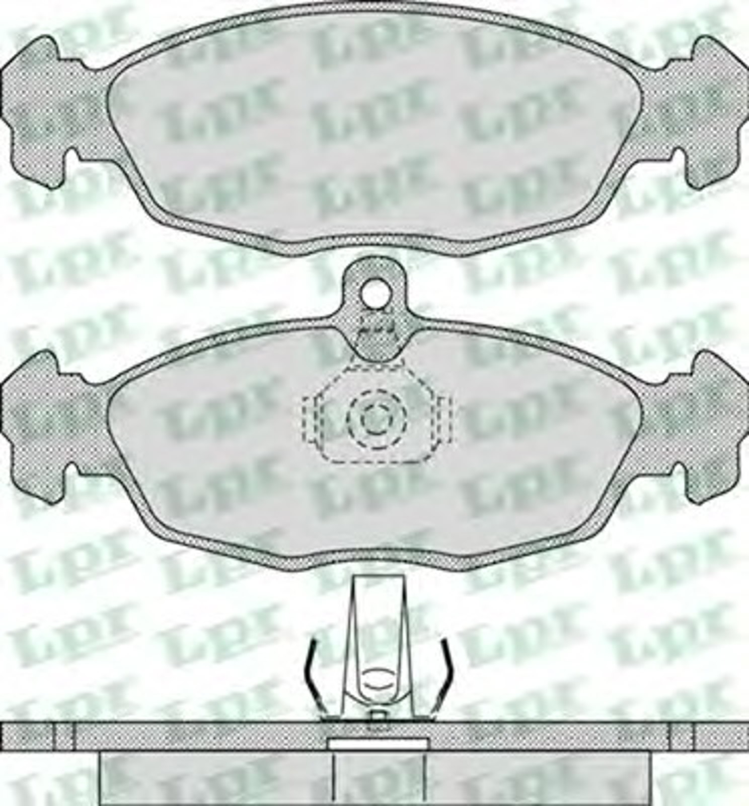 05P895 LPR Колодки тормозные дисковые