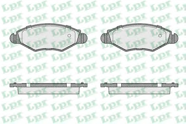 05P903 LPR Тормозные колодки