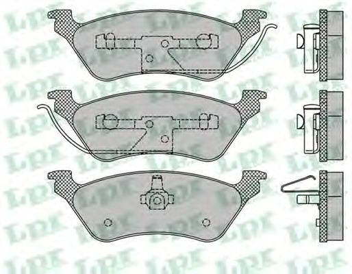 05P912 LPR Тормозные колодки