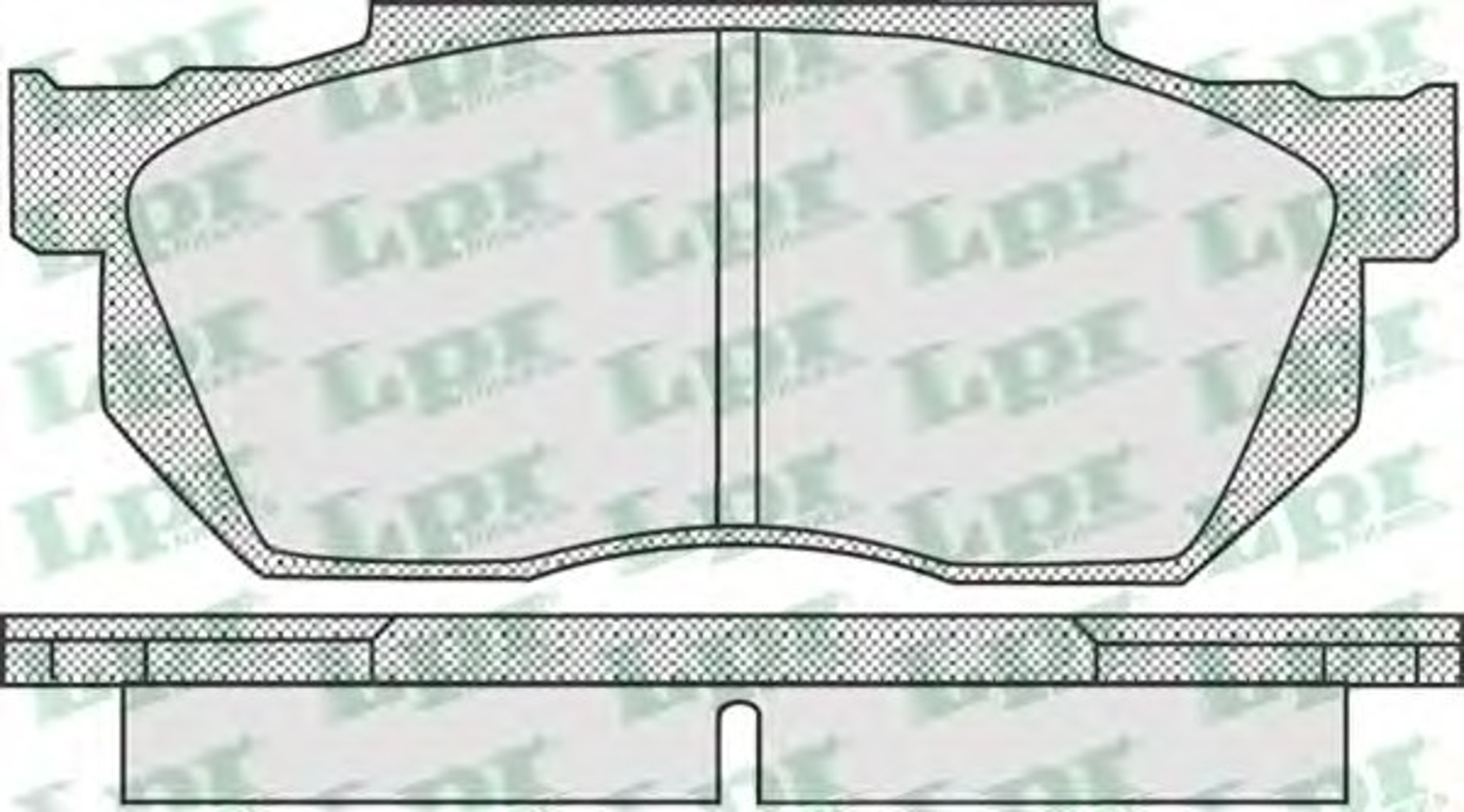 Колодки тормозные дисковые LPR 05P919