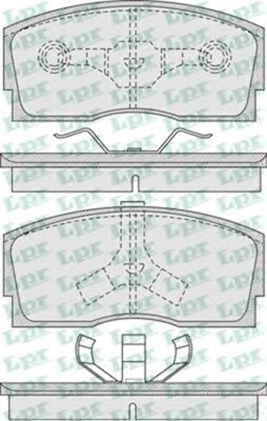 Колодки тормозные дисковые LPR 05P926