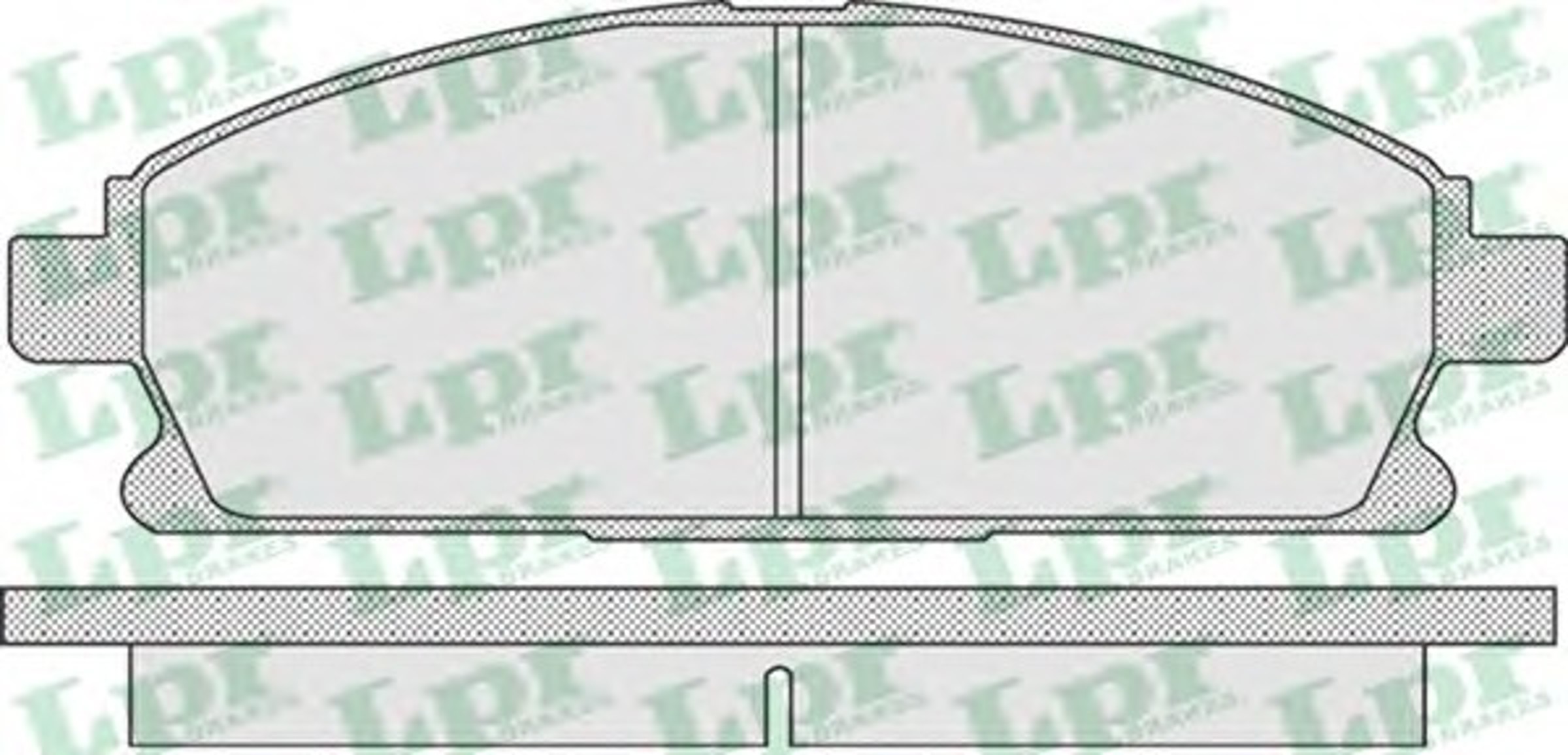 Колодки тормозные дисковые LPR 05P935