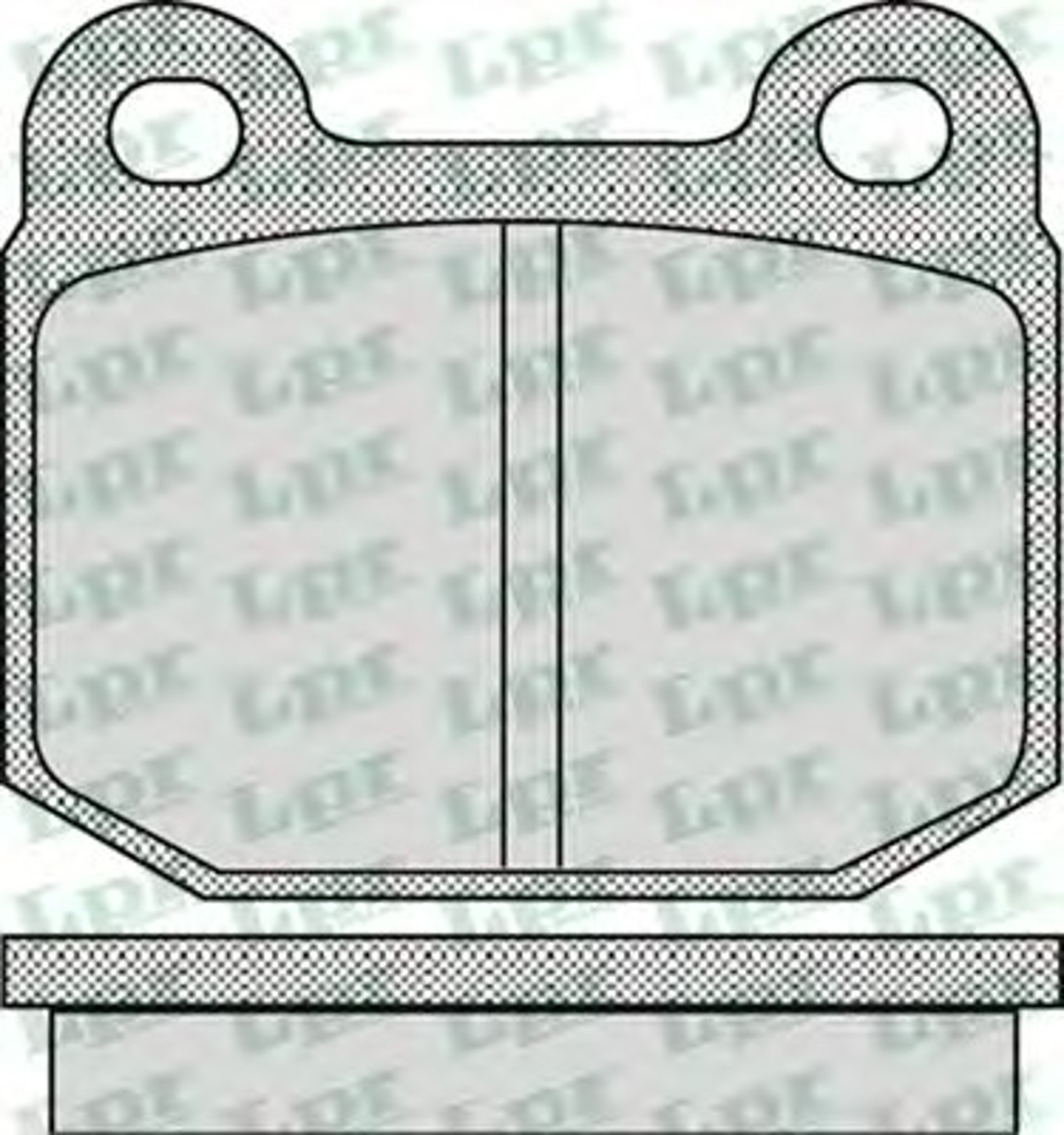 Колодки тормозные дисковые LPR 05P947