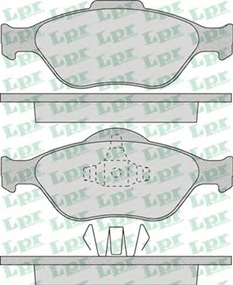 05P949 LPR Тормозные колодки