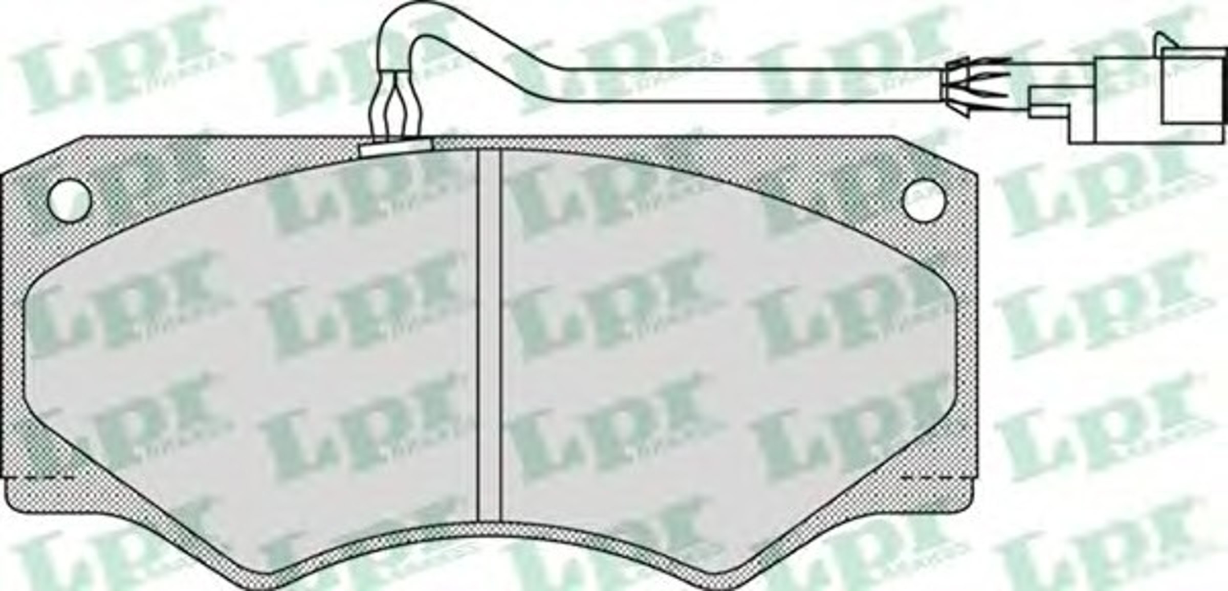 Колодки тормозные дисковые LPR 05P962