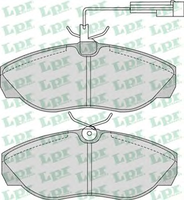 Тормозные колодки LPR 05P965