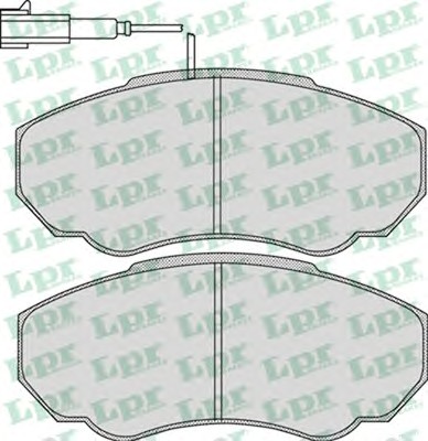 05P966 LPR Тормозные колодки