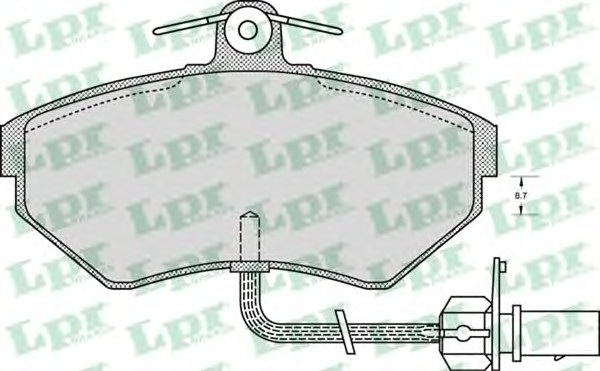 Тормозные колодки LPR 05P979