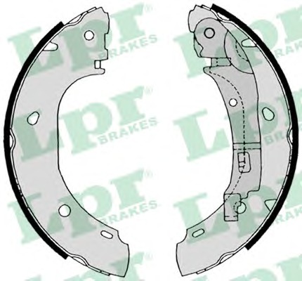 Колодки тормозные барабанные LPR 08540