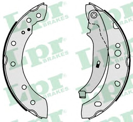 08680 LPR Колодки тормозные барабанные