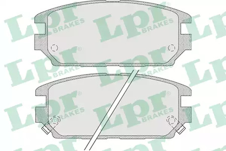 Тормозные колодки LPR 05P1016