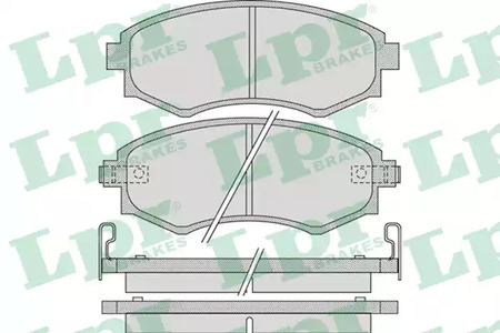 05P1097 LPR Колодки тормозные дисковые
