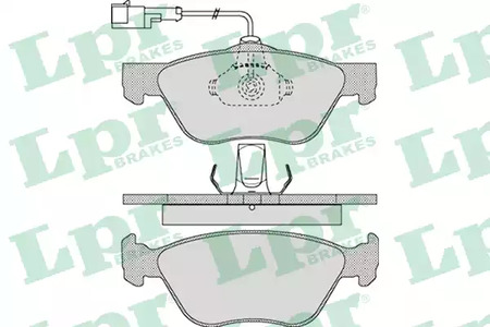 05P1098 LPR Тормозные колодки