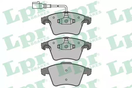 05P1205 LPR Колодки тормозные дисковые