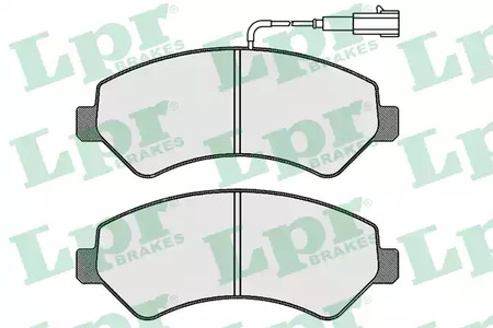 05P1721 LPR Колодки тормозные дисковые