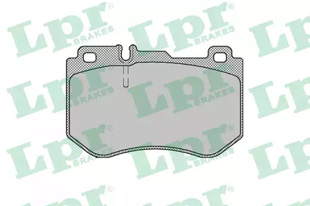 Колодки тормозные mercedes w205 14- передние l127.7мм