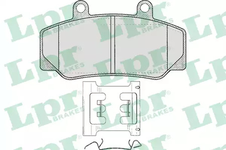 Колодки тормозные дисковые LPR 05P318