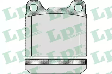 05P362 LPR Колодки тормозные дисковые