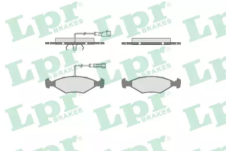 05P680 LPR Колодки тормозные дисковые