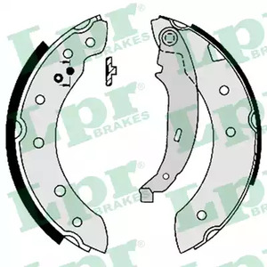 07130 LPR Колодки тормозные барабанные