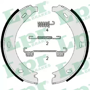 08740 LPR Колодки тормозные барабанные