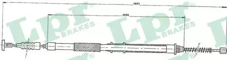 ТРОС СТОЯНОЧНОГО ТОРМОЗА LPR LPR C0154B