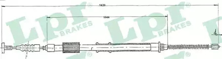 Cable, parking brake LPR C0185B