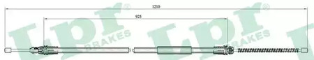 ТРОС СТОЯНОЧНОГО ТОРМОЗА LPR LPR C0335B