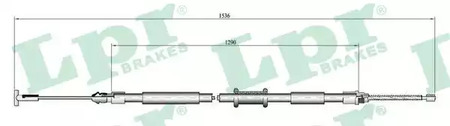 Трос ручника LPR C0601B