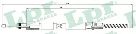 Cable, parking brake LPR C0619B