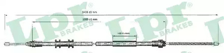 Cable parking brake LPR C0699B