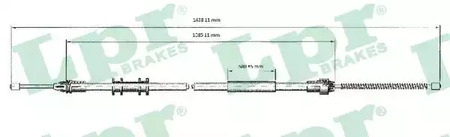 Cable, parking brake LPR C0700B