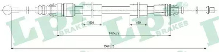 ТРОС СТОЯНОЧНОГО ТОРМОЗА LPR LPR C0721B
